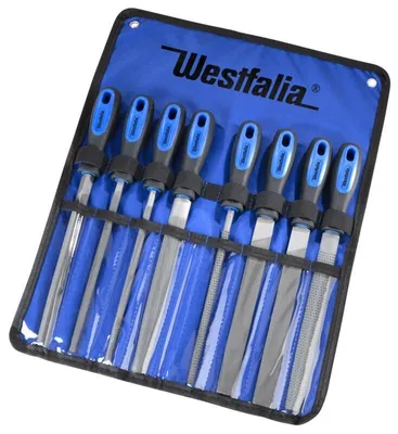 Zdjęcie produktu dla 8-częściowy zestaw pilników i rozwiertaków Westfalia