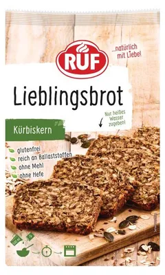 Produktbild von RUF Lieblingsbrot Kürbiskern Backmischung