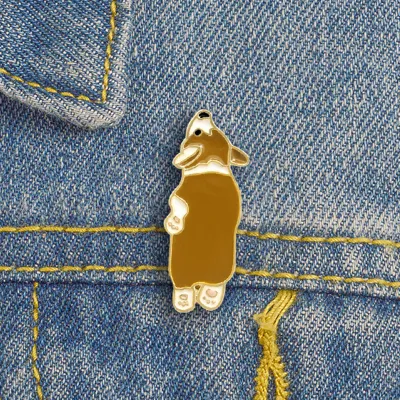 Produktbild von Cartoon Hundepfote Emaille Brosche Pin Jeansjacke Rucksack Abzeichen Schmuck Dekor
