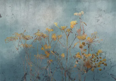 Produktbild von Vlies Fototapete Natur 450x315 cm Tapeten Wandtapete XXL Blumen wie gemalt Botanik b-A-0818-a-a
