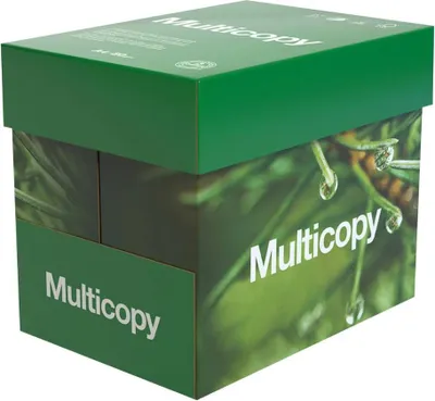 Produktbild von MultiCopy Zero, Kopieren/Laser-/Tintenstrahldruck, A4 (210x297 mm), Matt, 2500 Blätter, 80 g/m², Weiß