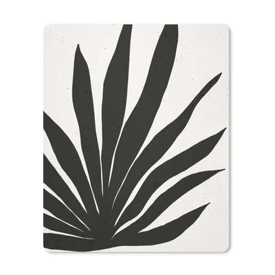 Produktbild von MuchoWow® Mauspad Mousepad Blatt - Pflanze - Minimalismus 19x23 cm - Mousepads - Maus Mat - Pad - Mausunterlage - Mauspads - Spielen