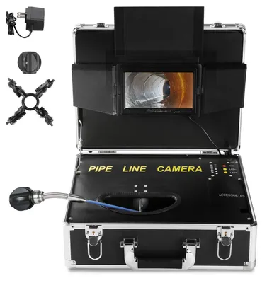 Productafbeelding van Rioleringcamera - Inspectiecamera - Endoscoop - Pijpcamera - Afvoerinspectie - 7 Inch Scherm