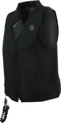 Produktbild von Equitheme Airsafe Airbag Kinder Sicherheitsweste, Farbe:schwarz, Größe: junior L