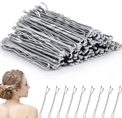 Produktbild von Zierliche Haarspelden in Silber - 5 cm - Kamm- oder Schuifspelden - Haarschmuck für Damen