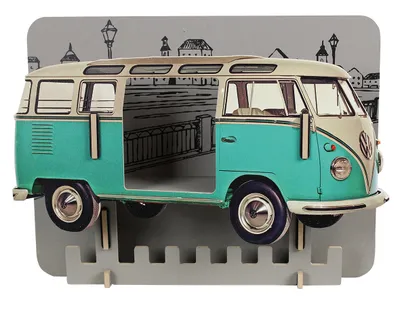 Produktbild von Werkhaus Garderobe VW T1 - türkis