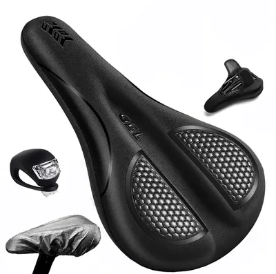 Immagine prodotto di Coprisella gel per bicicletta - Impermeabile - 28,5 x 18,5 cm - Nero - Per bici da corsa