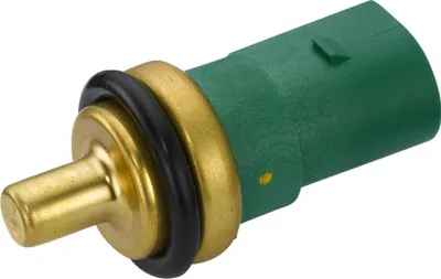 A single automotive sensor on a white background.