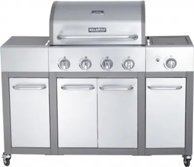 Obrázok produktu pre All'Grill ALL'GRILL MAJOR vrátane sklopných bočných stolov - 15,5 kW, 4 horáky