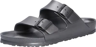 Produktbild von Birkenstock Arizona Pantolette metallic anthracite EVA, wasserfest, ultraleicht, Gr. 41 schmal, 1001498