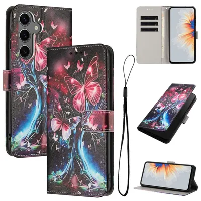 Immagine prodotto di Custodia a libro per Samsung Galaxy S26 5G in Pelle finta TPU con motivo, tipo portafoglio