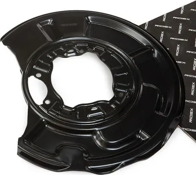 Produktbild von RIDEX Spritzblech Bremsscheibe passend für MERCEDES-BENZ E-Klasse Limousine (W211) Hinten Links 1330S0219 Ankerblech