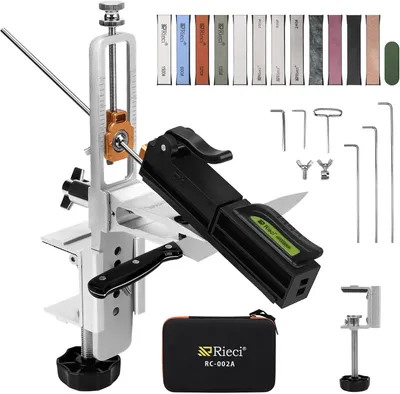 Produktbild von Messerschleifsystem mit 360° Rotation, 11 Schleifsteine, Präzisionsschieber, für Küchenmesser