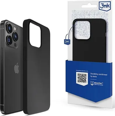 Zdjęcie produktu dla 3MK Silicone Case, iPhone 13 Pro Max, Czarny