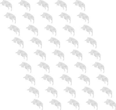 Image de 50Pcs Clip de fixation de plantes de jardin Anti-pliage Clips de support de tige de plante pliable pour le jardin