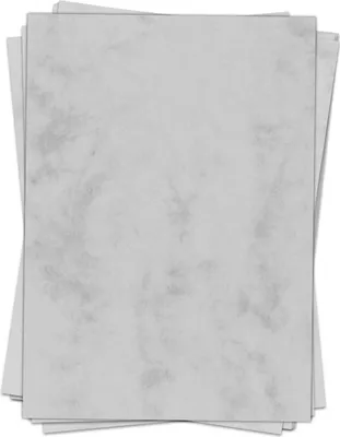 Produktbild von 50 Blatt Briefpapier (A4) | Marmor grau | Motivpapier | edles Design Papier | beidseitig bedruckt | Bastelpapier | 90 g/m²