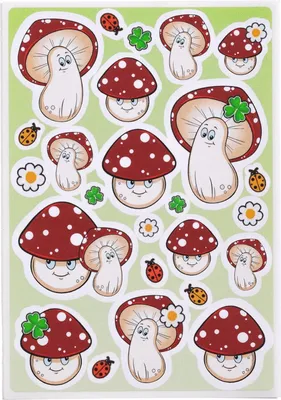 Immagine prodotto di HERMA 15746 HERMA Adesivo DECOR Funghi fortunati