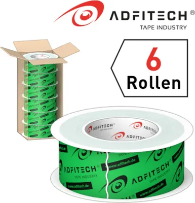 Produktbild von Adfitech Dichtklebeband 'AT210' 60 mm x 25 lfm / Krt a 6 Rollen