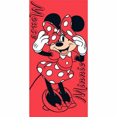 Produktbild von Disney Minnie Strandtuch aus Baumwolle
