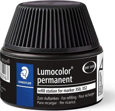 Zdjęcie produktu dla STAEDTLER Nachfülltinte Lumocolor perm schwarz
