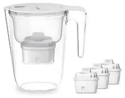 Obrázok produktu pre Filtrujúca kanva na 2.6 l vody s časovačom + 3 ks filtrov AWP2933WHT PHILIPS - biela