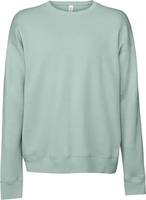Produktbild von BELLA+CANVAS Uni Pullover Sweatshirt Fleece Sweater Shirt Langarm, Größe:L, Farbe:Dusty Blue