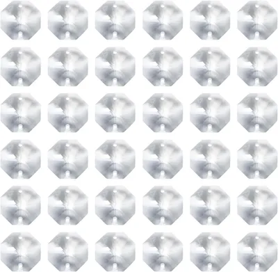 Imagen del producto de Zonnecaptadores - Juego de 60 unidades - Cristal - Colgantes - Transparentes - 8 mm - Adornos