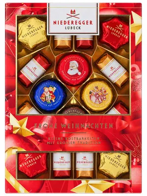 Produktbild von Niederegger Weihnachts-Marzipanerie 206g