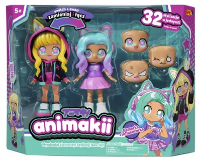 Produktbild von Epee EP60525 Animakii Gamerin & Influencerin Puppe mit 32 Looks