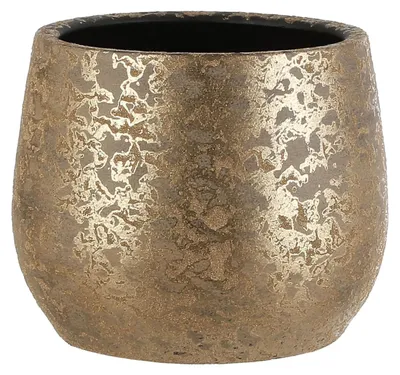 Produktbild von Mica Decorations Blumentopf - goldfarben - Keramik - 25 x 20 cm