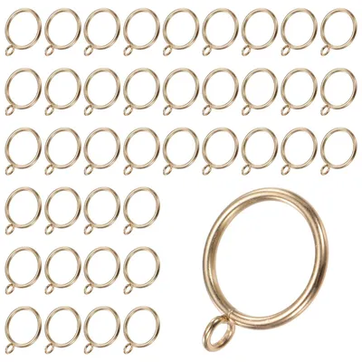 Produktbild von Solidchoice – Set mit 40 Vorhängeringen aus Edelstahl mit Öse