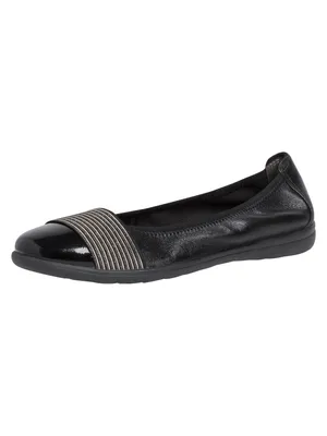 Produktbild von JANA 8-8-22106-28/001 BLACK Ballerinas FS 2022, Spocc:36