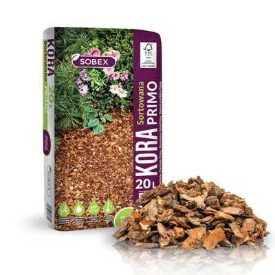 Zdjęcie produktu dla Kora sosnowa ogrodowa iglasta 20L 10-20mm