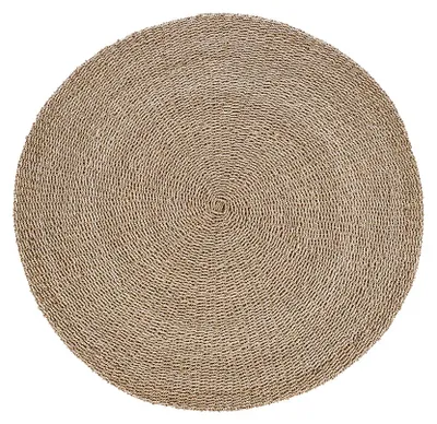 Image de Tapis sisal marron 150x150x2cm