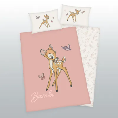 Produktbild von Disney Bambi Baby Bettwäsche - 40x60 100x135 cm - Baumwolle