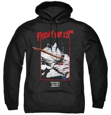 Produktbild von Friday The 13th - Kapuzenpullover für Herren/Damen Uni TV40541 (XL) (Schwarz)