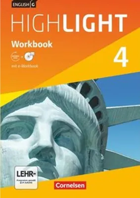Produktbild von English G Highlight 04: 8. Schuljahr. Workbook mit e-Workbook und Audios online