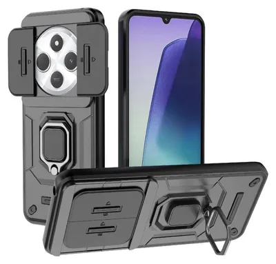 Obrázok produktu pre Puzdro na mobilný telefón pre Xiaomi Redmi 14C 4G s kamerou, TPU/PC puzdro s magnetickým krúžkom