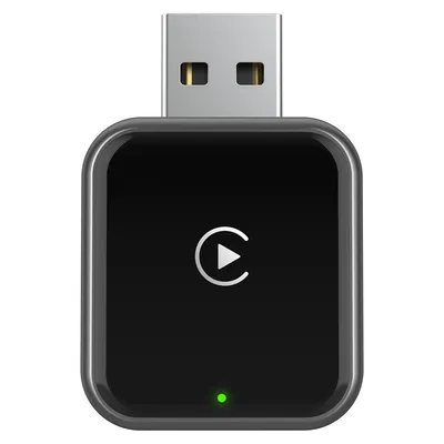 Produktbild von Mini Wireless CarPlay Adapter für iPhone, kabelgebundener zu kabelloser Adapter Carplay Android Auto 2 in 1, Plug and Play, sehr geringe Latenz