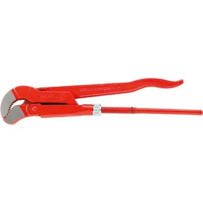 Produktbild von FORMAT Eckrohrzange DIN5234 C 3', Länge:630 mm, Spannweite:110 mm, Form:nv, für Rohre Zoll:3 Zoll