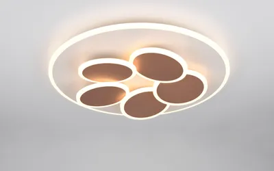 Image de Luminaires TRIO Plafonnier MANDALA DH 49x7,50 cm multicolore Plafonnier