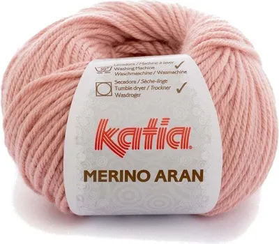 Zdjęcie produktu dla Katia Merino Aran 83 Medium Rose Przędza dziewiarska