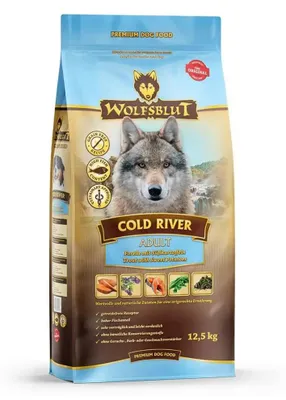 Obrázek produktu pro Wolfsblut Cold River - Forelle und Süßkartoffel - Adult - jede Rasse - Süßkartoffeln - Forelle - 12,5 kg - Gluten-frei