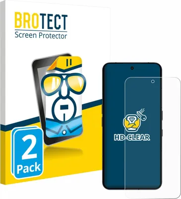 Produktbild von 2x Für Nothing Phone (3) Schutzfolie BROTECT Displayschutz Display Schutz Folie Klar Transparent