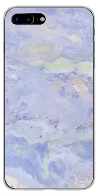 Image de 1001Coques - Coque silicone compatible avec Apple iPhone 7 Plus - Motif marbre bleu - Design original imprimé en France