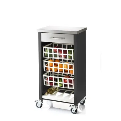 Immagine prodotto di DON HIERRO - Carrello da cucina con piano di lavoro in acciaio inox, MOHER
