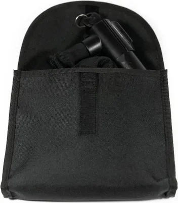 Produktbild von Haberland Tasche für Schlosskette - 450090 schwarz - kompakte Rahmentasche fü...