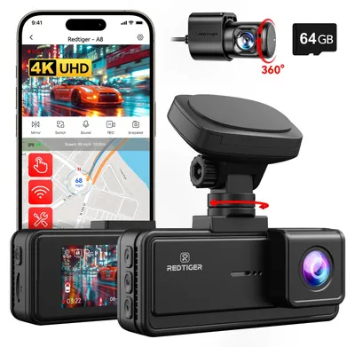 Produktbild von Dashcam, 4K Auflösung, Parküberwachung, KEIN HW KIT,  64G TF