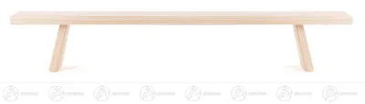Produktbild von Schwibbogenbank zerlegbar BxHxT = 60x10x7,5cm NEU