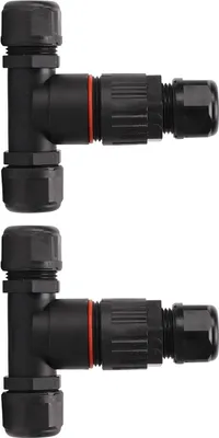 Produktbild von T-Typ wasserdichter Steckverbinder T-Form wasserdichter Steckverbinder 5-Pin-Drahtsteckverbinder 5-Pin-Kabelsteckverbinder 5-Pin-Elektroklemmenadapter